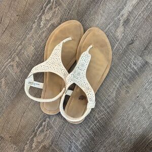 Women's Cream Sandals